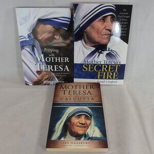 Mother Teresa 3 Lot Books Maasburg Langford Conroy Calcutta Secret Fire Praying